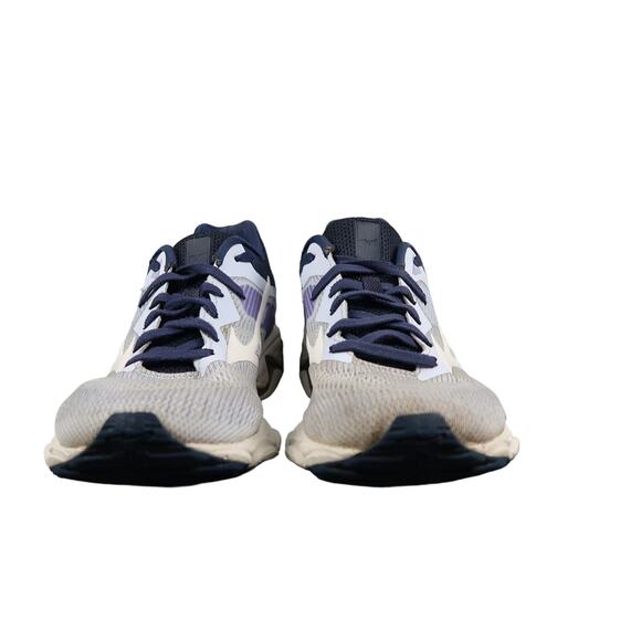 Mizuno Shoes Women 9 Athletic Trainer Wave Inspire 16 Running Sport Sneaker Blue - Picture 3 of 15